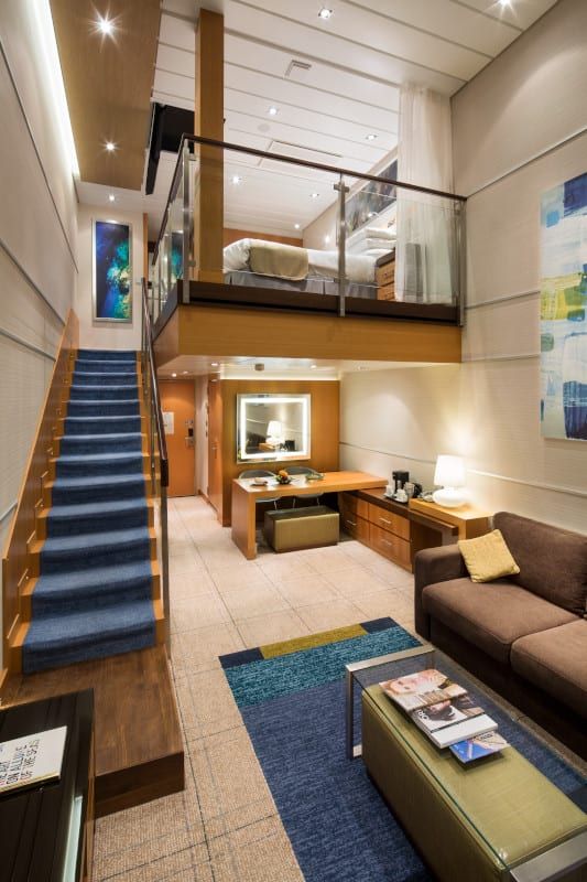Allure of the Seas Crown Loft Suite (L1) living area, photo 5 of 5