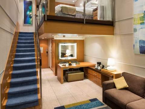 Allure of the Seas Crown Loft Suite (L1) living area, photo 5 of 5 Allure of the Seas Crown Loft Suite (L1) living area, photo 5 of 5