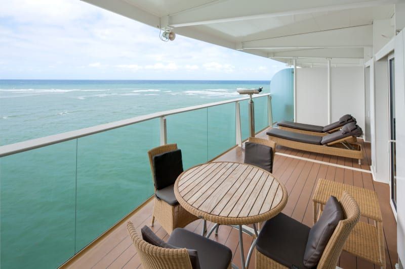 Allure of the Seas Grand Suite - 2 Bedroom (GT) balcony, photo 2 of 2