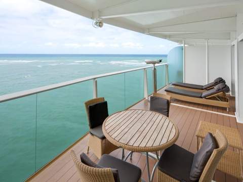 Allure of the Seas Grand Suite - 2 Bedroom (GT) balcony, photo 2 of 2