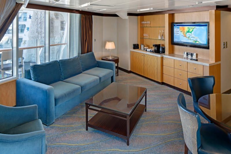 Allure of the Seas AquaTheater Suite with Large Balcony - 2 Bedroom (A2) living area, photo 4 of 4