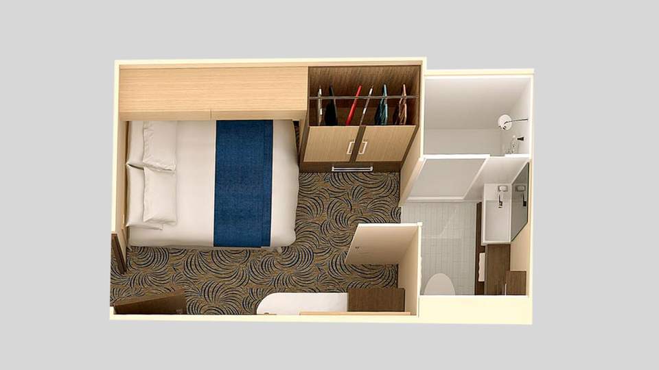Anthem of the Seas Studio Interior (2W) floor plan Anthem of the Seas Studio Interior (2W) floor plan