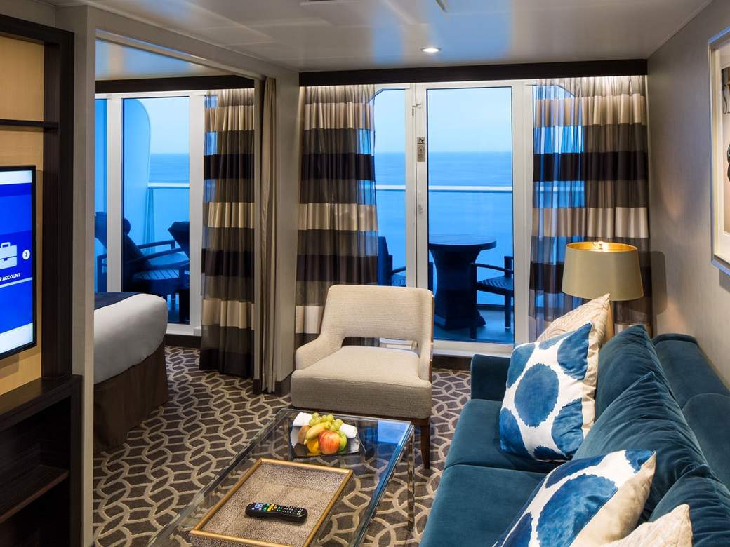 Anthem of the Seas Grand Suite with Large Balcony - 1 Bedroom (GB) living area