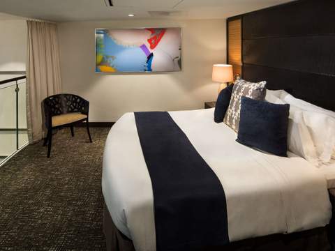Anthem of the Seas Owner's Loft Suite (OL) bedroom, photo 1 of 2 Anthem of the Seas Owner's Loft Suite (OL) bedroom, photo 1 of 2