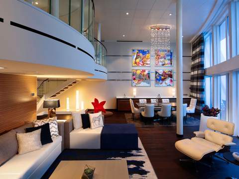 Anthem of the Seas Royal Loft Suite (RL) living area, photo 1 of 9 Anthem of the Seas Royal Loft Suite (RL) living area, photo 1 of 9