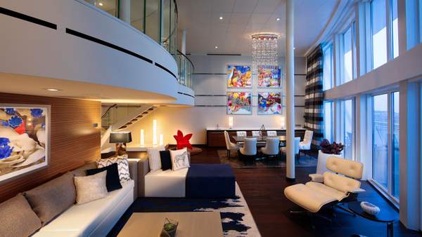 Anthem of the Seas Royal Loft Suite (RL) living area, photo 1 of 9 Anthem of the Seas Royal Loft Suite (RL) living area, photo 1 of 9