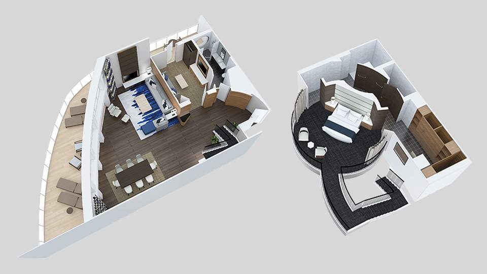 Anthem of the Seas Royal Loft Suite (RL) floor plan, photo 1 of 3 Anthem of the Seas Royal Loft Suite (RL) floor plan, photo 1 of 3