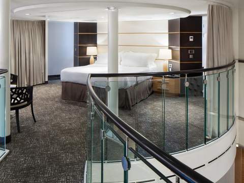 Anthem of the Seas Royal Loft Suite (RL) bedroom, photo 1 of 2 Anthem of the Seas Royal Loft Suite (RL) bedroom, photo 1 of 2