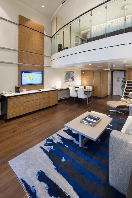 Anthem of the Seas Grand Loft Suite (GL) living area, photo 4 of 6