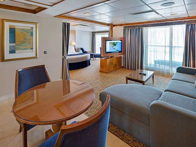 Brilliance of the Seas Owner's Suite - 1 Bedroom (OS) living area, photo 1 of 5