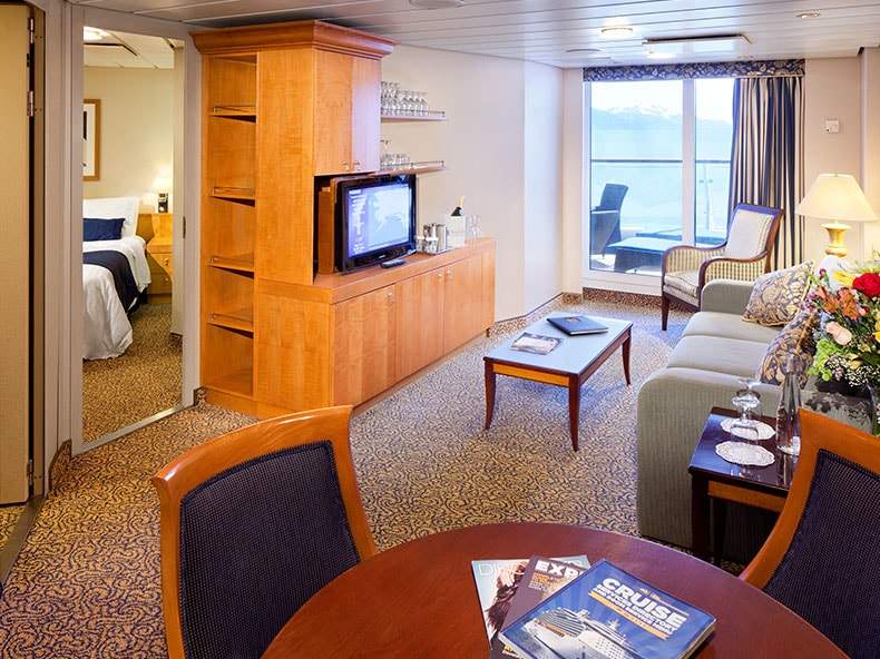 Brilliance of the Seas Owner's Suite - 2 Bedroom (OT) living area, photo 1 of 2