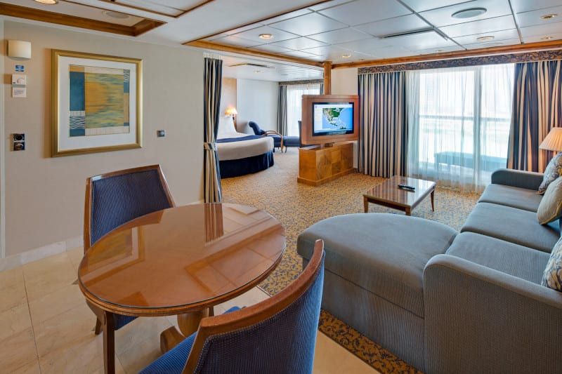 Brilliance of the Seas Owner's Suite - 1 Bedroom (OS) living area, photo 5 of 5