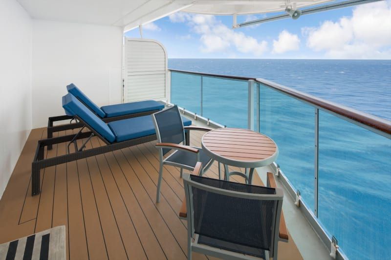 Brilliance of the Seas Junior Suite (J3) balcony