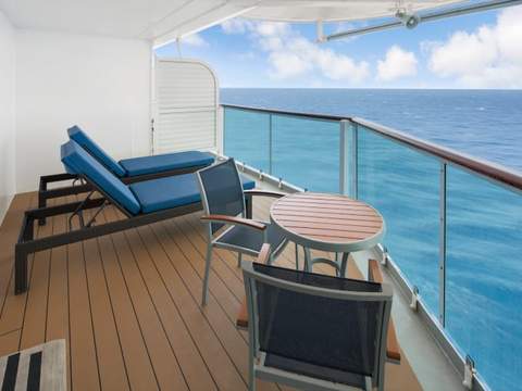 Brilliance of the Seas Junior Suite (J3) balcony