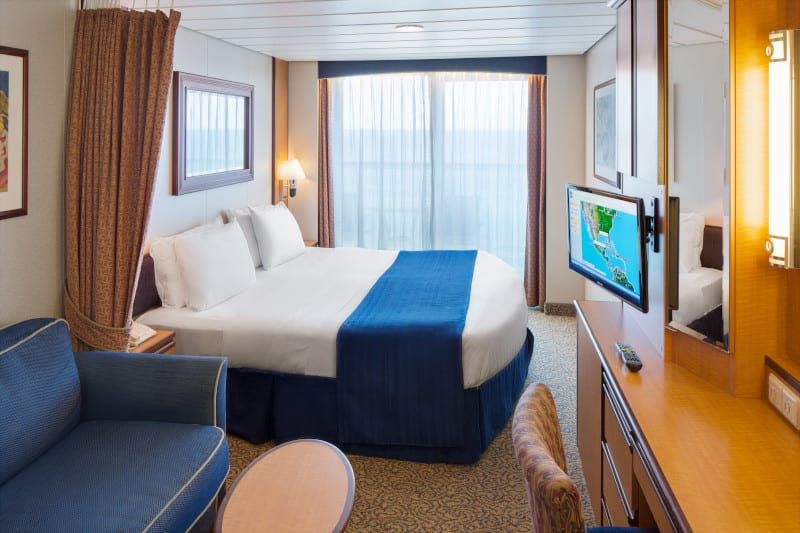 Brilliance of the Seas Obstructed Ocean View Balcony (1E) cabin, photo 3 of 3