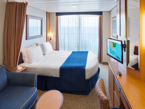 Brilliance of the Seas Obstructed Ocean View Balcony (1E) cabin, photo 3 of 3