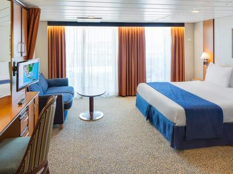 Brilliance of the Seas Obstructed Ocean View Balcony - Accessible (1E) cabin, photo 3 of 3