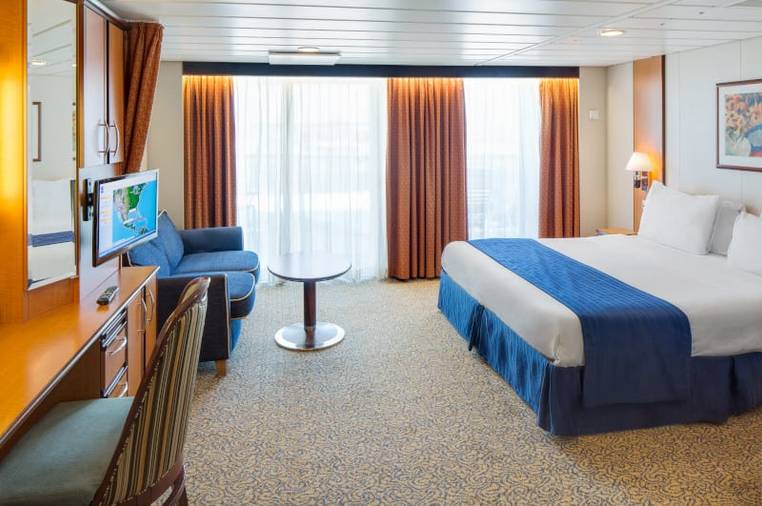 Brilliance of the Seas Obstructed Ocean View Balcony - Accessible (1E) cabin, photo 3 of 3