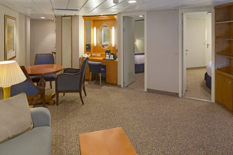 Brilliance of the Seas Owner's Suite - 2 Bedroom (OT) dining area, photo 2 of 2