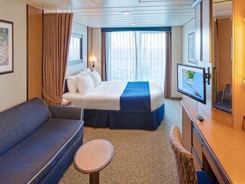 Brilliance of the Seas Spacious Ocean View Balcony (1B) cabin, photo 3 of 3
