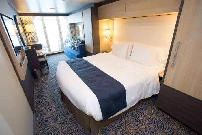 Freedom of the Seas Spacious Ocean View Balcony (2B) cabin