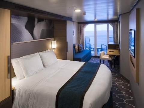 Freedom of the Seas Ocean View Balcony (2D) cabin, photo 3 of 3