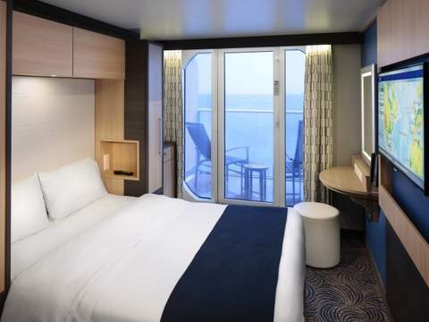 Odyssey of the Seas Studio Ocean View Balcony (2F) cabin, photo 3 of 4