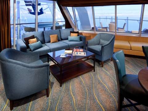 Oasis of the Seas Spacious AquaTheater Suite - 1 Bedroom (A3) living area