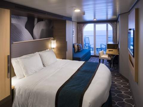 Hero of the Seas Ocean View Balcony (D2) cabin, photo 4 of 4 Hero of the Seas Ocean View Balcony (D2) cabin, photo 4 of 4