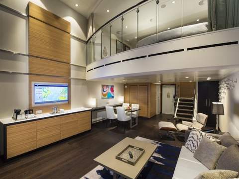 Anthem of the Seas Grand Loft Suite (GL) living area, photo 3 of 3 Anthem of the Seas Grand Loft Suite (GL) living area, photo 3 of 3