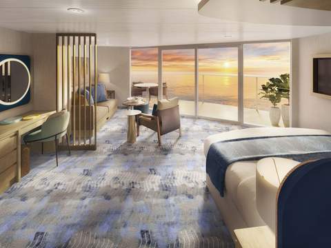 Rhapsody of the Seas Sunset Junior Suite (JT) cabin, photo 2 of 2 Rhapsody of the Seas Sunset Junior Suite (JT) cabin, photo 2 of 2