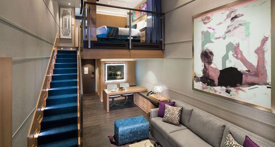 Cabin 1728 - Crown Loft Suite - Allure of the Seas