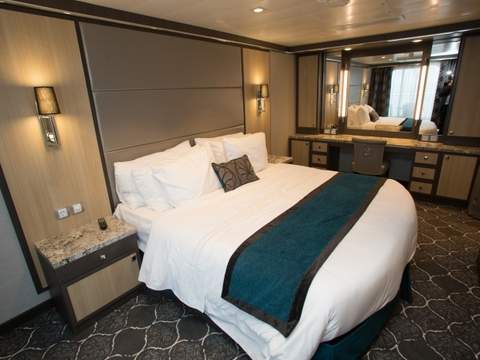 Anthem of the Seas Owner's Loft Suite (OL) bedroom, photo 2 of 2 Anthem of the Seas Owner's Loft Suite (OL) bedroom, photo 2 of 2