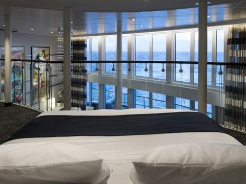Anthem of the Seas Royal Loft Suite (RL) bedroom, photo 2 of 2 Anthem of the Seas Royal Loft Suite (RL) bedroom, photo 2 of 2