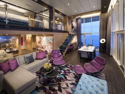 Anthem of the Seas Royal Loft Suite (RL) living area, photo 9 of 9 Anthem of the Seas Royal Loft Suite (RL) living area, photo 9 of 9