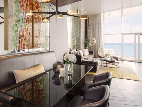 Rhapsody of the Seas Royal Suite - 1 Bedroom (RS) dining area