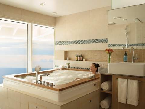 Rhapsody of the Seas Royal Suite - 1 Bedroom (RS) bathroom