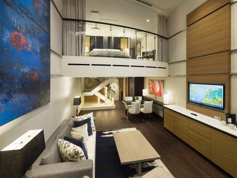 Ovation of the Seas Sky Loft Suite (SL) living area, photo 4 of 4 Ovation of the Seas Sky Loft Suite (SL) living area, photo 4 of 4