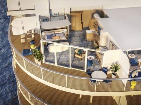Star of the Seas Sunset Corner Suite (SN) balcony, photo 3 of 3