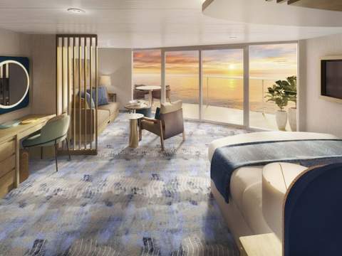 Star of the Seas Sunset Corner Suite (SN) bedroom, photo 5 of 5