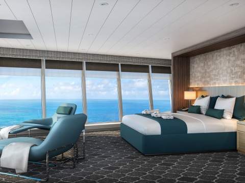 Legend of the Seas Ultimate Family Townhouse (UL) bedroom, photo 2 of 4