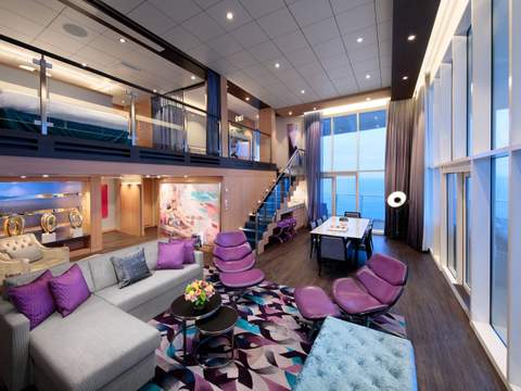 Liberty of the Seas Villa Suite - 4 Bedroom (VS) living area, photo 2 of 2