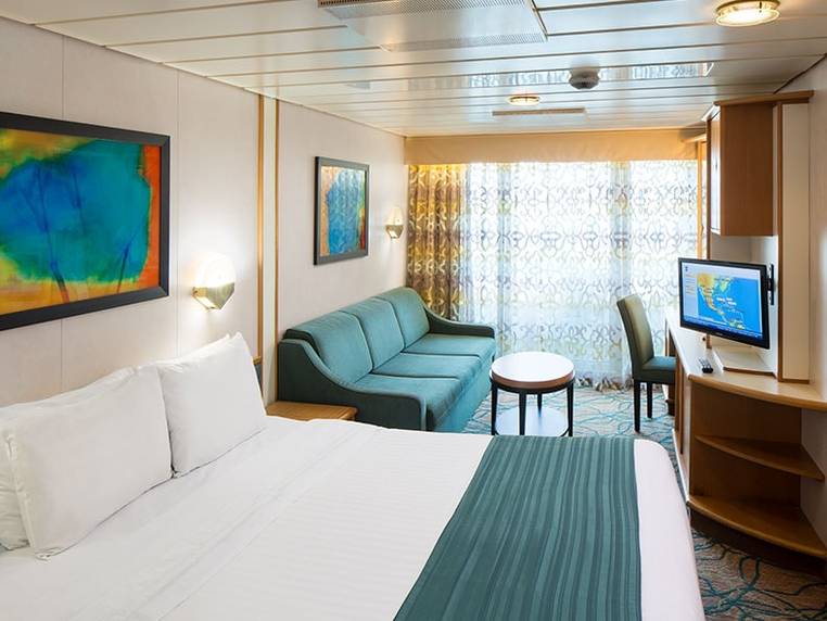 Enchantment of the Seas Spacious Ocean View Balcony (3B) cabin, photo 1 of 2