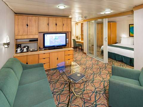 Enchantment of the Seas Grand Suite - 2 Bedroom (GT) living area, photo 1 of 3