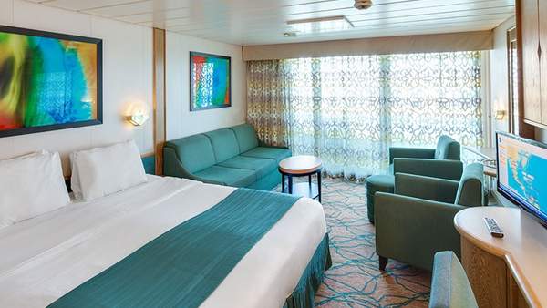 Enchantment of the Seas Sunset Junior Suite (JT) cabin, photo 1 of 2