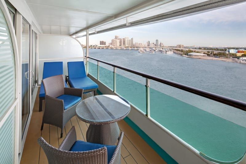 Enchantment of the Seas Grand Suite - 1 Bedroom (GS) balcony