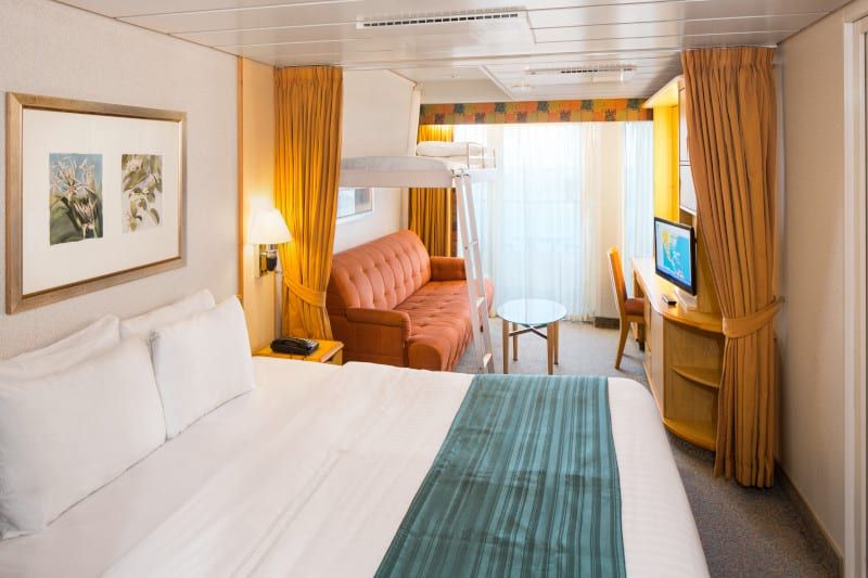 Enchantment of the Seas Spacious Ocean View Balcony (1B) cabin, photo 3 of 4