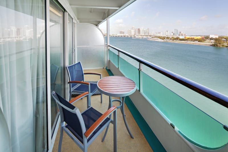 Enchantment of the Seas Spacious Ocean View Balcony - Accessible (1B) balcony, photo 2 of 2