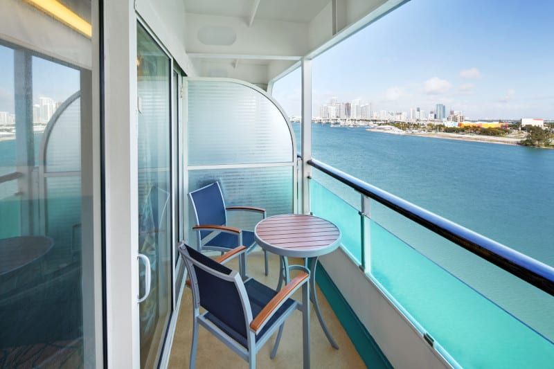 Enchantment of the Seas Spacious Ocean View Balcony (1B) balcony, photo 2 of 2
