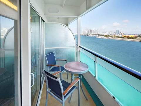 Enchantment of the Seas Spacious Ocean View Balcony (1B) balcony, photo 2 of 2